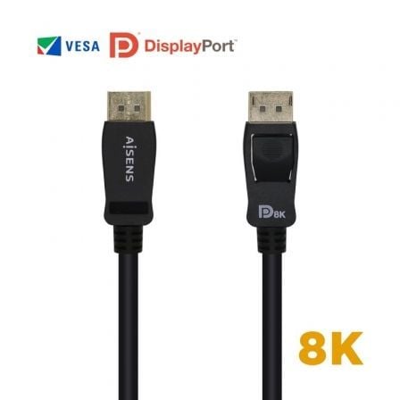 Cable DisplayPort 1.4 8K Aisens A149-0431/ DisplayPort Macho